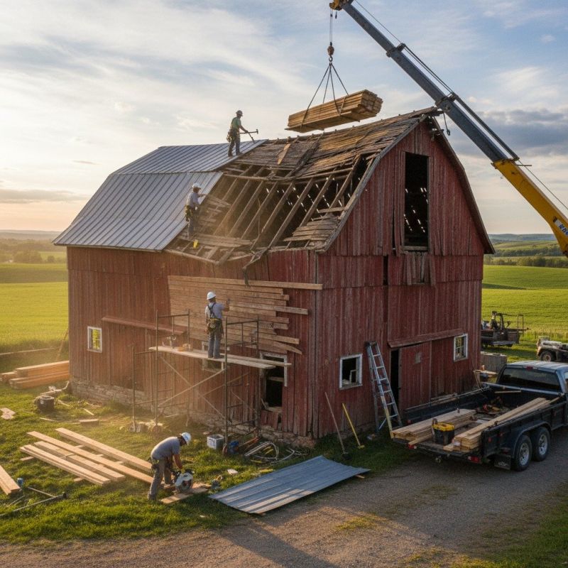 Barn Roof Resurfacing