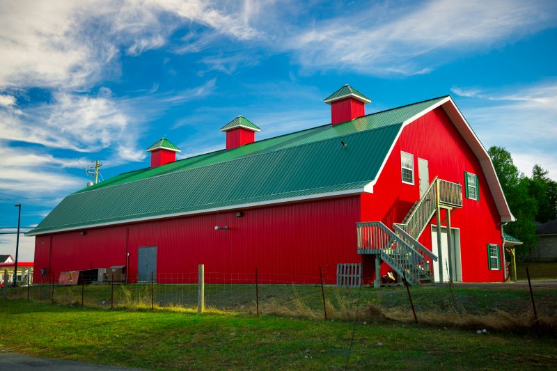 Resurfaced Barn Roof with Protective Coating