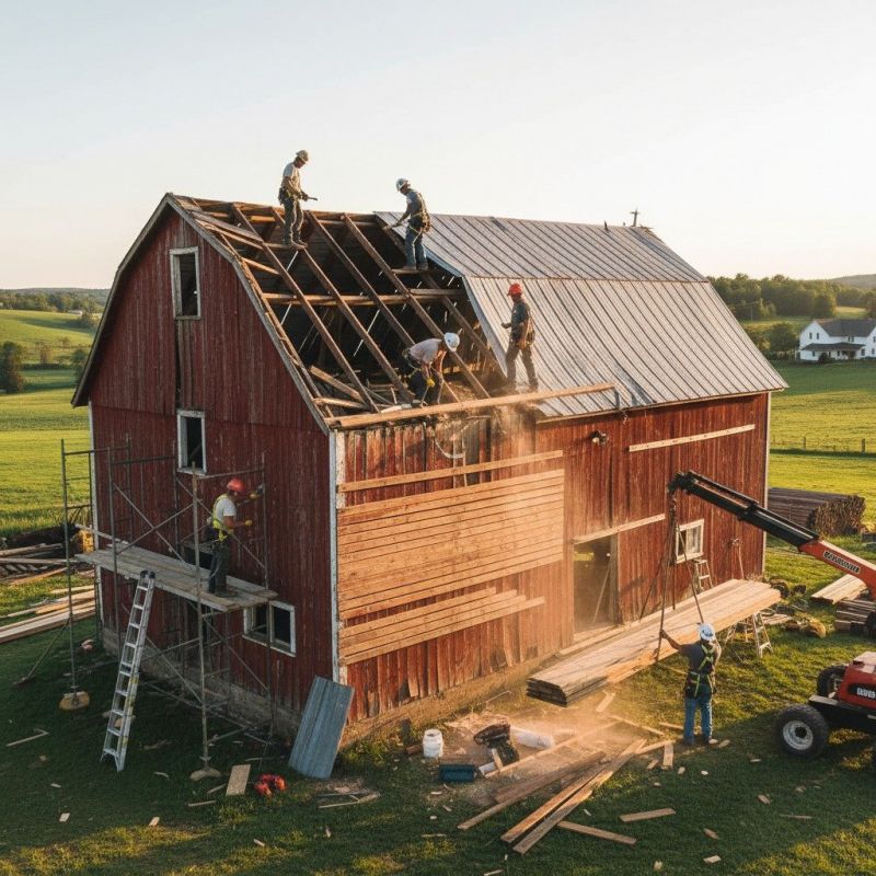 Barn Roof Resurfacing